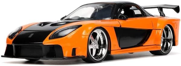 ワイルドスピード F&F HANのマツダRX-7 ヴェイルサイド ミニカー 1:24