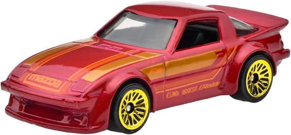 マツダRX-7ホットウィールベーシックカー（レッド）3歳以上用
