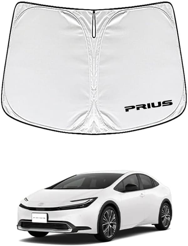 新型プリウス専用 フロントサンシェード 日よけ カーシェード 車中泊グッズ【一年保証】