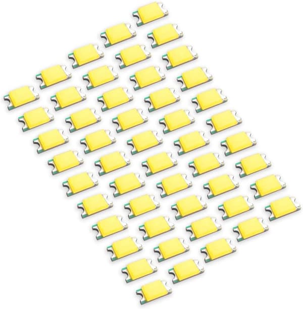 ホワイトLEDチップ SMD 3216 (1206) 50個 DIY 自作パーツ