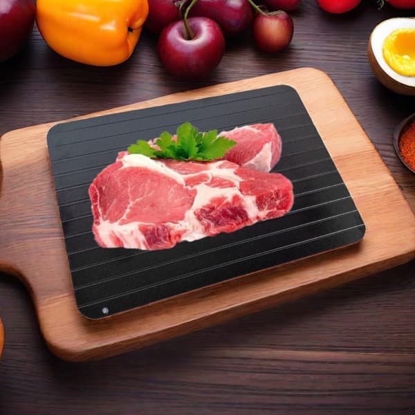 急速解凍プレート Sサイズ 225mm×165mm×3mm 食品解凍トレイ