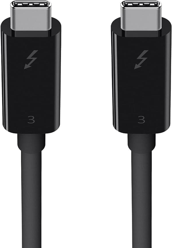 Belkin Thunderbolt 3ケーブル 40Gbps 100W出力 5K対応 2m ブラック