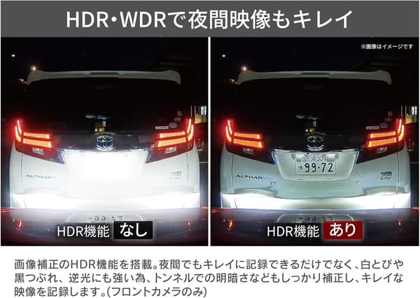 ドライブレコーダー ZDR043 前後200万画素 GPS付き フルHDコンパクトモデル 32GBカード付 駐車監視・後続車両接近通知機能搭載