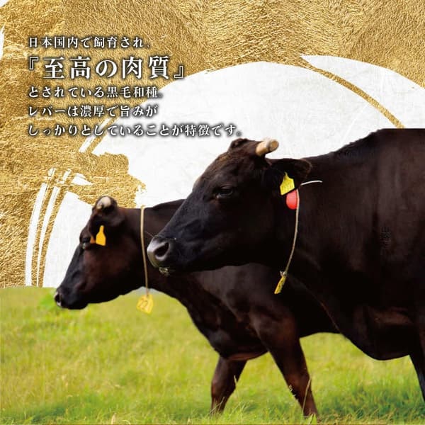黒毛和牛レバー 100g x5パック [国産 加熱用 ホルモン 小分け]