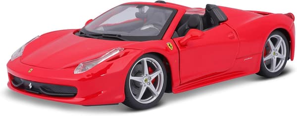 1/24 フェラーリ 458スパイダー 赤 ミニカー（ブラゴ製）
