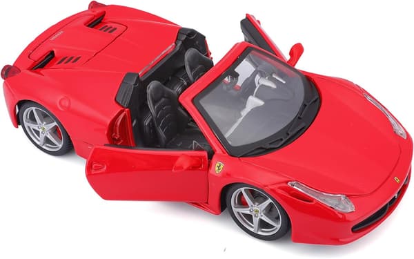 1/24 フェラーリ 458スパイダー 赤 ミニカー（ブラゴ製）