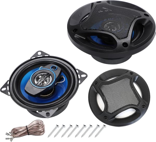 ハイパワー300W 車載3WAYセパレートイーサネットスピーカー2個セット