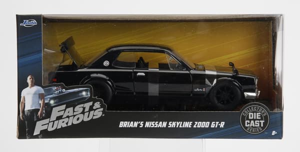 映画「ワイルド・スピード」 ブライアンの 日産GT-R 1/24スケールモデル [並行輸入品]
