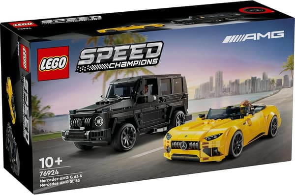 誕生日プレゼント LEGO スピードチャンピオン メルセデス-AMG G63 & SL63 ブロックおもちゃ 76924
