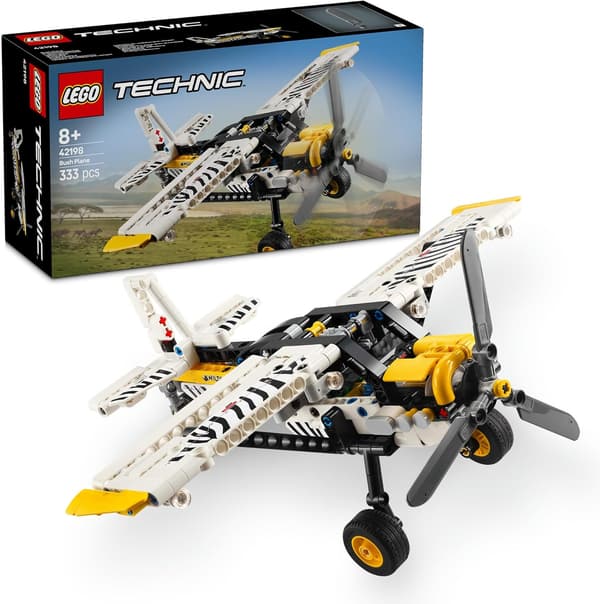 誕生日プレゼント用 LEGO テクニック 小型プロペラ機 42198 ブロック おもちゃ 子供向け