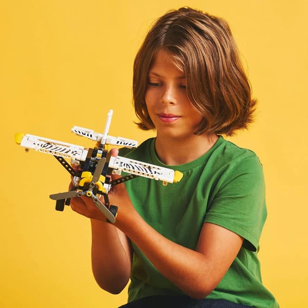 誕生日プレゼント用 LEGO テクニック 小型プロペラ機 42198 ブロック おもちゃ 子供向け