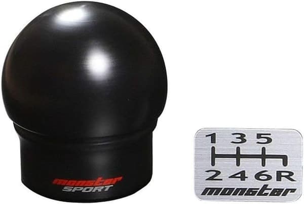 モンスタースポーツ Cタイプ シフトノブ M12×P1.25 黒 球型 φ47mm h51.5mm スイフトスポーツ用