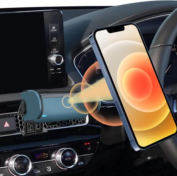 ホンダ シビック専用 スマートフォンホルダー 電動型 360度回転 カーマウント