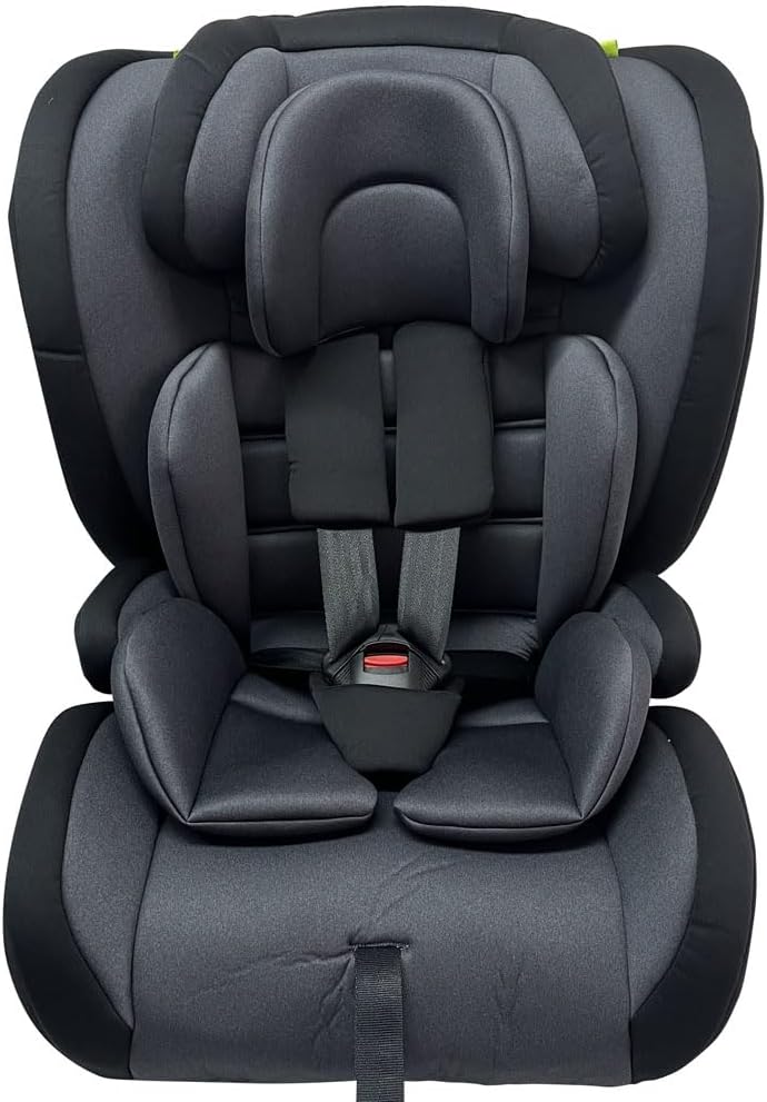 1歳から11歳対応 ジュニアシート II シートベルト固定・大型ヘッドレスト adjustable 8段階 ブラック