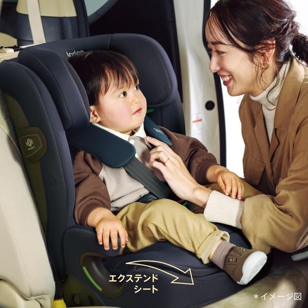 15か月～12歳対応 ISOFIX固定 リライド AB チャイルドシート ネイビー【2025年モデル】