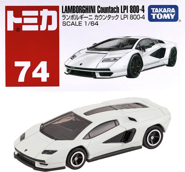 タカラトミー トミカ No.74 ランボルギーニ カウンタック ミニカー おもちゃ 3歳以上