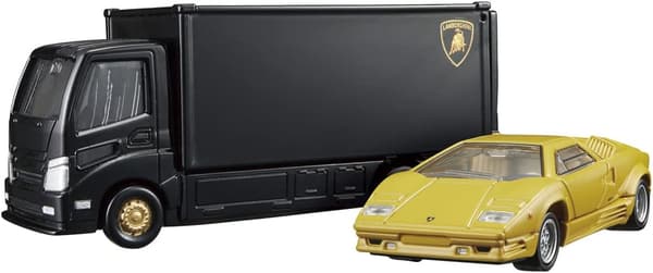 トミカプレミアム ランボルギーニ・カウンタック 25周年記念トランスポーター ミニカー 6歳以上