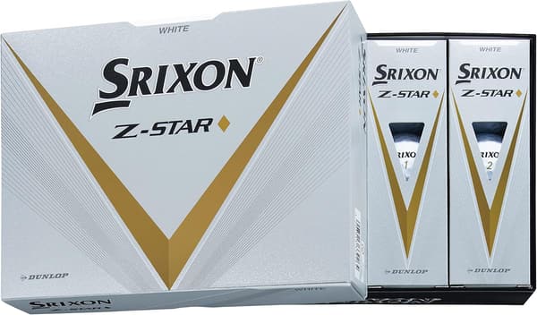 ゴルフボール SRIXON Z-STAR ダイアモンド 2023年モデル 1ダース(12個) ホワイト