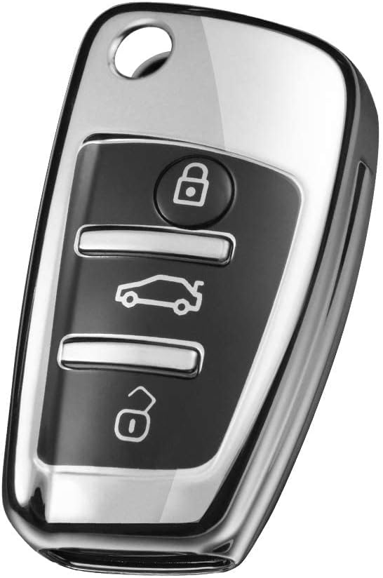 アウディ専用高級TPUスマートキーケース（A1/A3/Q2/Q3/R8/S3/S6/TT対応）