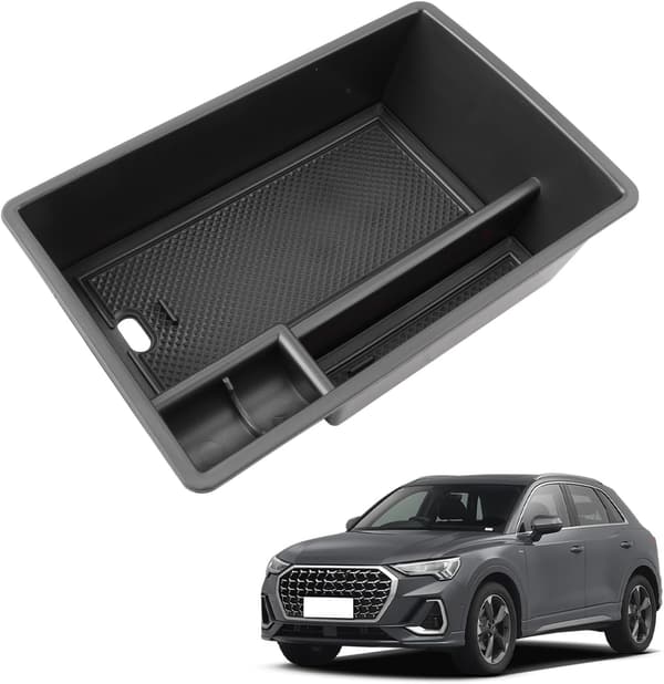 アウディQ3専用コンソールトレイ・収納ボックス・カーアクセサリー