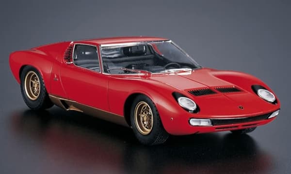 ランボルギーニ ミウラ SV 1/24 プラモデル 付きハセガワ