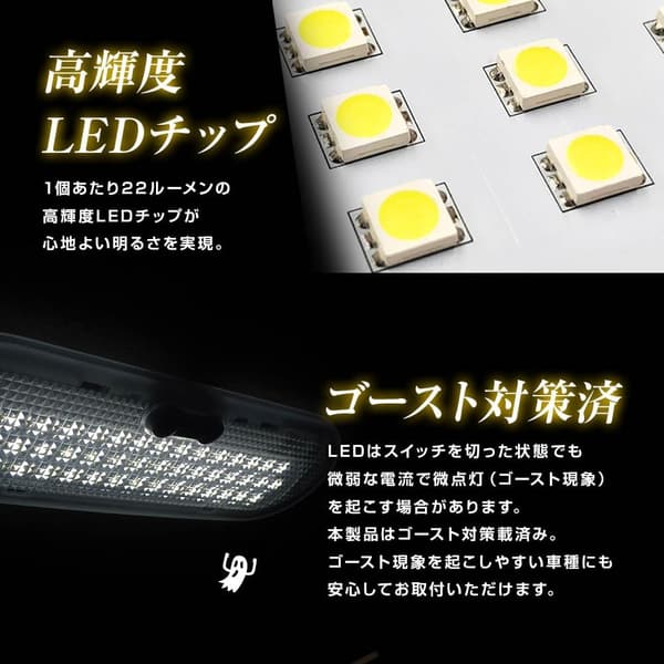 スフィアライト コンフォート LED ルームランプ セット ホワイト TSS10系専用