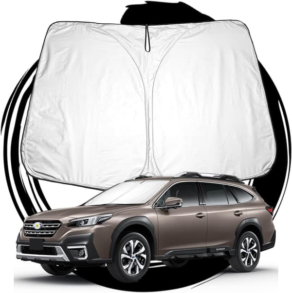 新型スバル レガシィアウトバック専用 UVカット車用サンシェード 折り畳み式