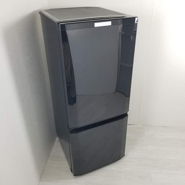 三菱 146L ボトム冷凍室 冷蔵庫 右開き サファイアブラック MR-P15A B