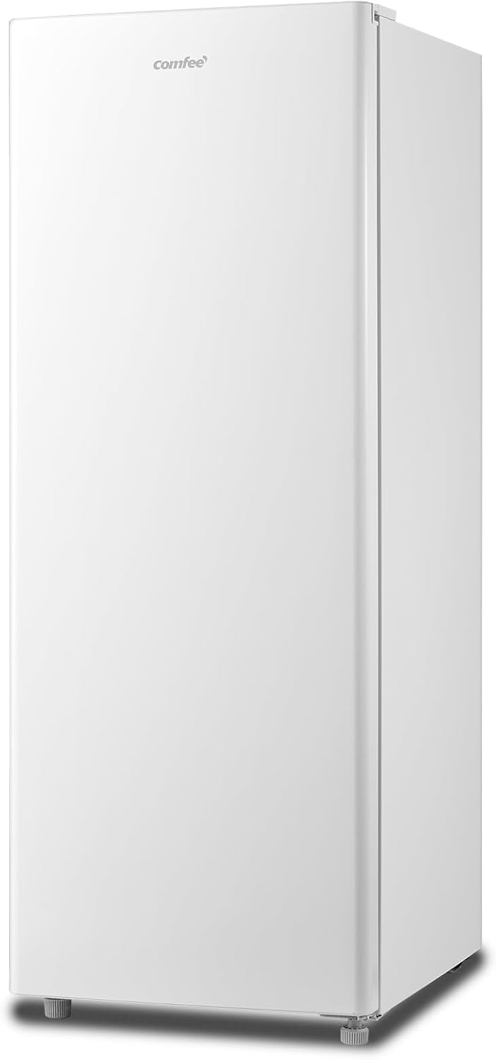 霜取り不要・コンパクト前開き135L冷凍庫 ホワイト