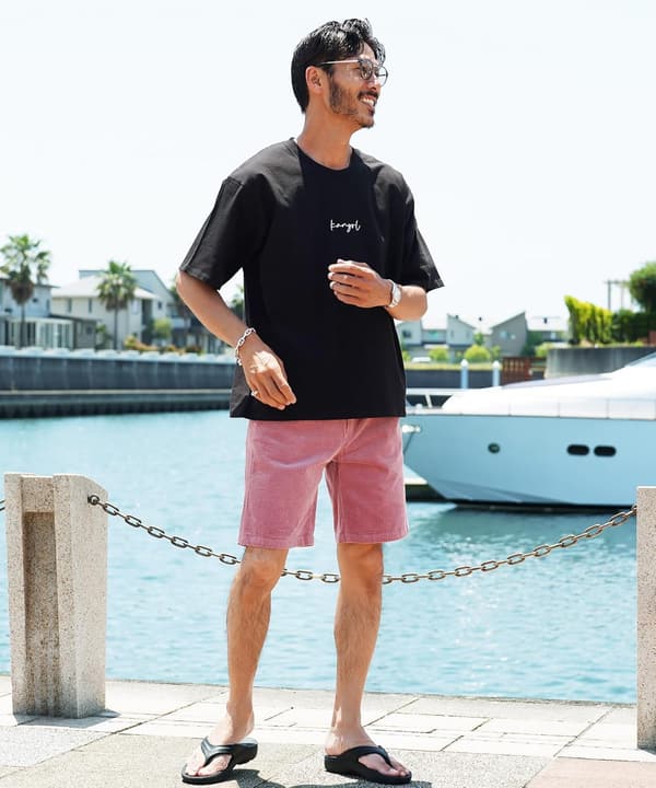 夏のメンズ半袖Tシャツ クルーネック 無地 カンゴール ペア カップル お揃い