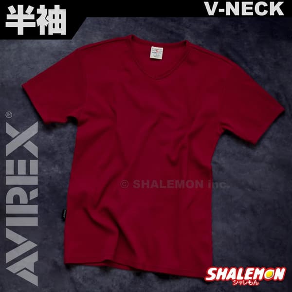 DAILY RIB VネックTシャツ (抗菌・防臭) メンズ