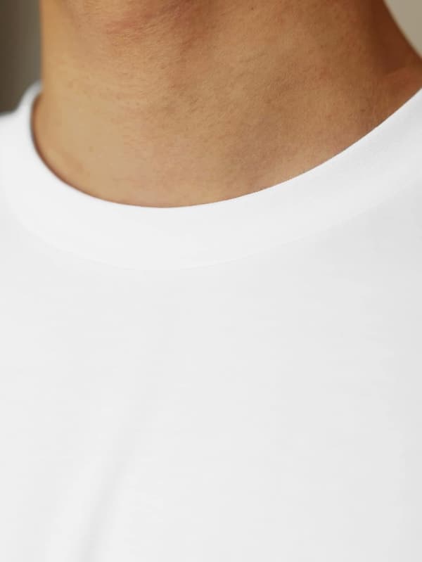 メンズ クルーネック 半袖Tシャツ 綿100% 無地 定番 ビジカジ 柔らかい肌触り 洗える 防シワ加工