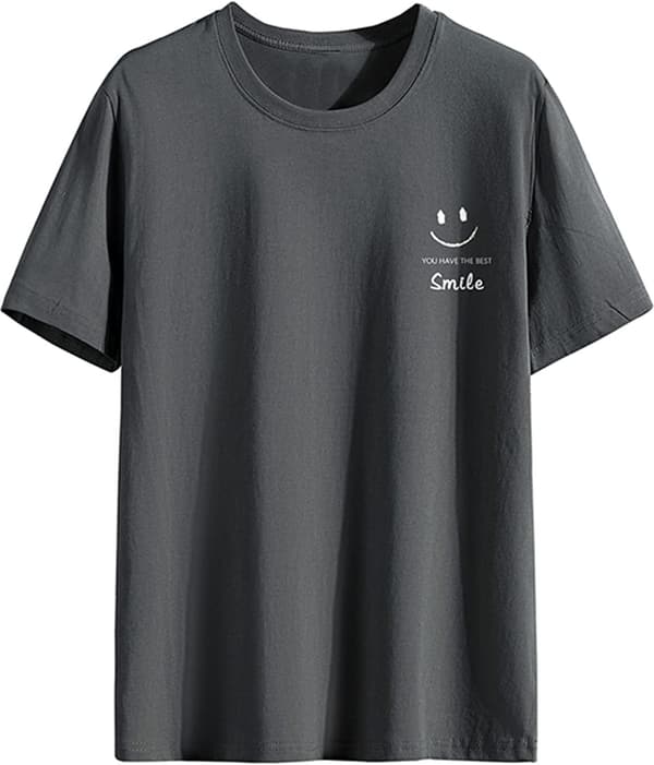 夏用 メンズ ゆったり 無地 綿半袖Tシャツ 大きいサイズ