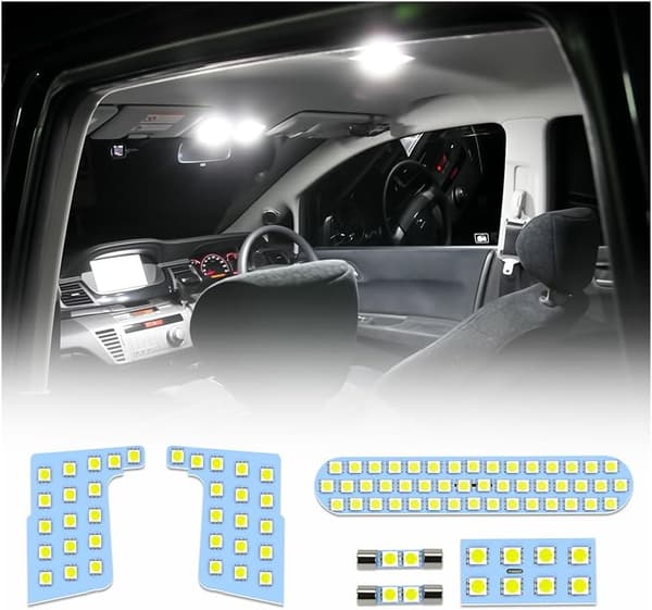 キックス P15 専用 LED ルームランプセット 6000K ホワイト 全6点 取付簡単 取扱説明書付き