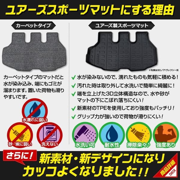 キックス専用3Dラゲッジマット y28-3738