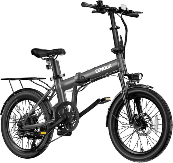 EENOUR 電動アシスト折りたたみ自転車 20インチ 最大140km走行 シマノ7段変速 通勤・アウトドア向け