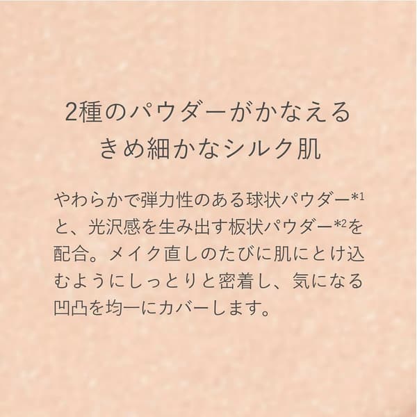 シルクフィット フェイスパウダー 02（ほんのり色づくタイプ）ケース・ブラシ付き