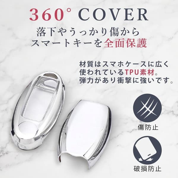 日産スマートキーケース キーカバー ノート セレナ キューブ マーチ エルグランド エクストレイル用