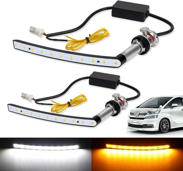 ヴェルファイア 20系 専用 LED ポジションランプ シーケンシャルウィンカー 2色切替 アンバー/ホワイト セット