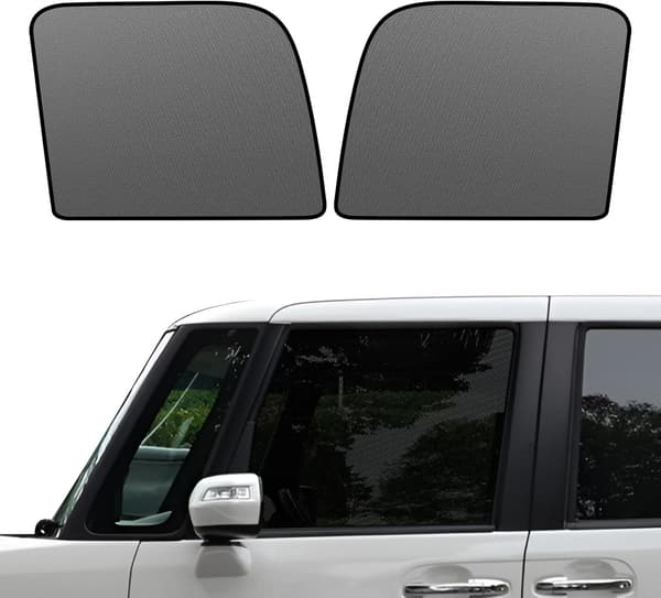 ホンダ N-BOX JF5/JF6系用 マグネット式遮光メッシュカーテン 運転席・助手席用 2枚セット