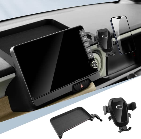 新型ホンダN-BOX専用スマホホルダー 360度回転・片手操作対応