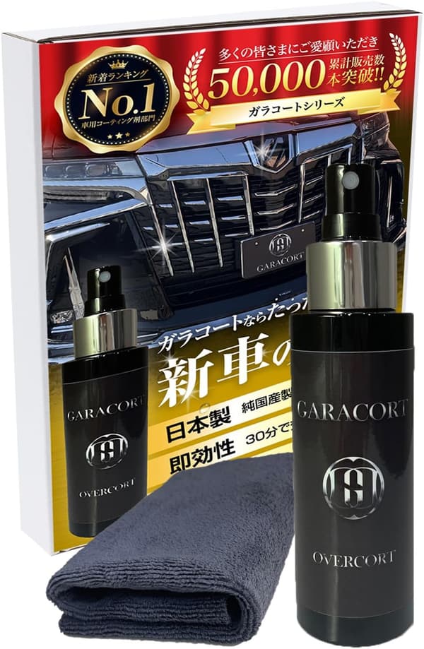 ガラス系コーティング剤 100ml 超撥水 車両用全色対応 洗車・メンテナンス用