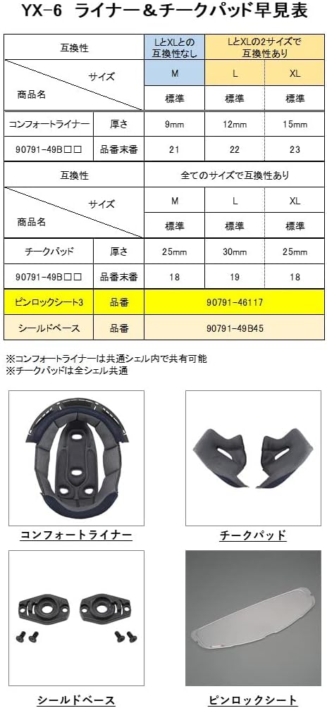 オフロードバイク用ヘルメット YX-6 ZENITH パールホワイト XLサイズ(60~61cm)