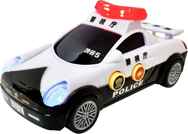 光るしゃべるパトカーおもちゃ 男の子向け 警察車両