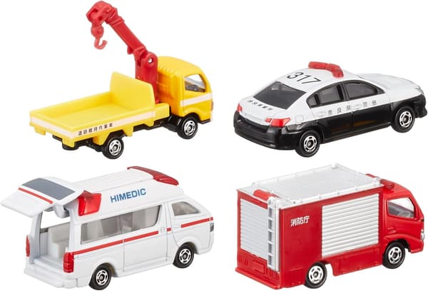 緊急車両ミニカーセット5 | タカラトミー | 3歳以上対象