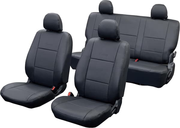 ハイエース 200系 S-GL用 ディンプルタイプ シートカバー ブラック