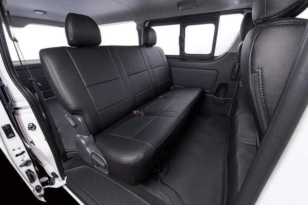 ハイエース 200系 S-GL用 ディンプルタイプ シートカバー ブラック