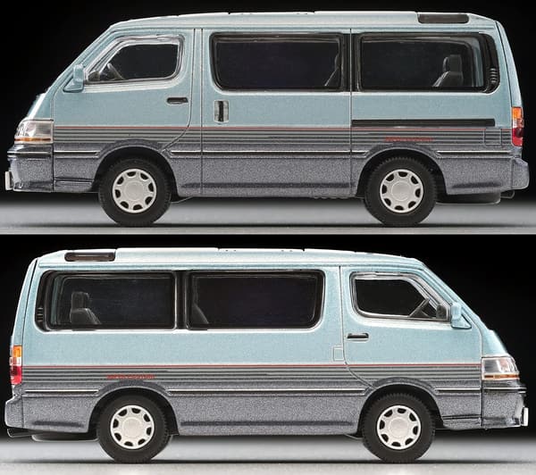 トミカリミテッドヴィンテージ ネオ 1/64 トヨタ ハイエースワゴン スーパーカスタム 水色/紺 完成品