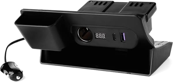 トヨタ ハイエース 200系 増設電源ユニット USB QC3.0 + Type-C PD トレイ付き シガーソケット