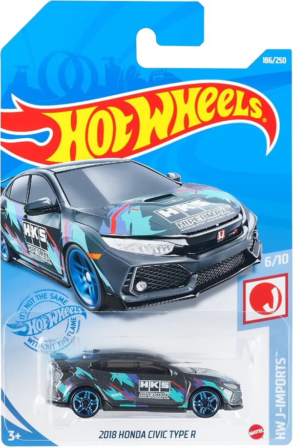 ホットウィール 2018年モデル ホンダ シビック タイプR ブラック